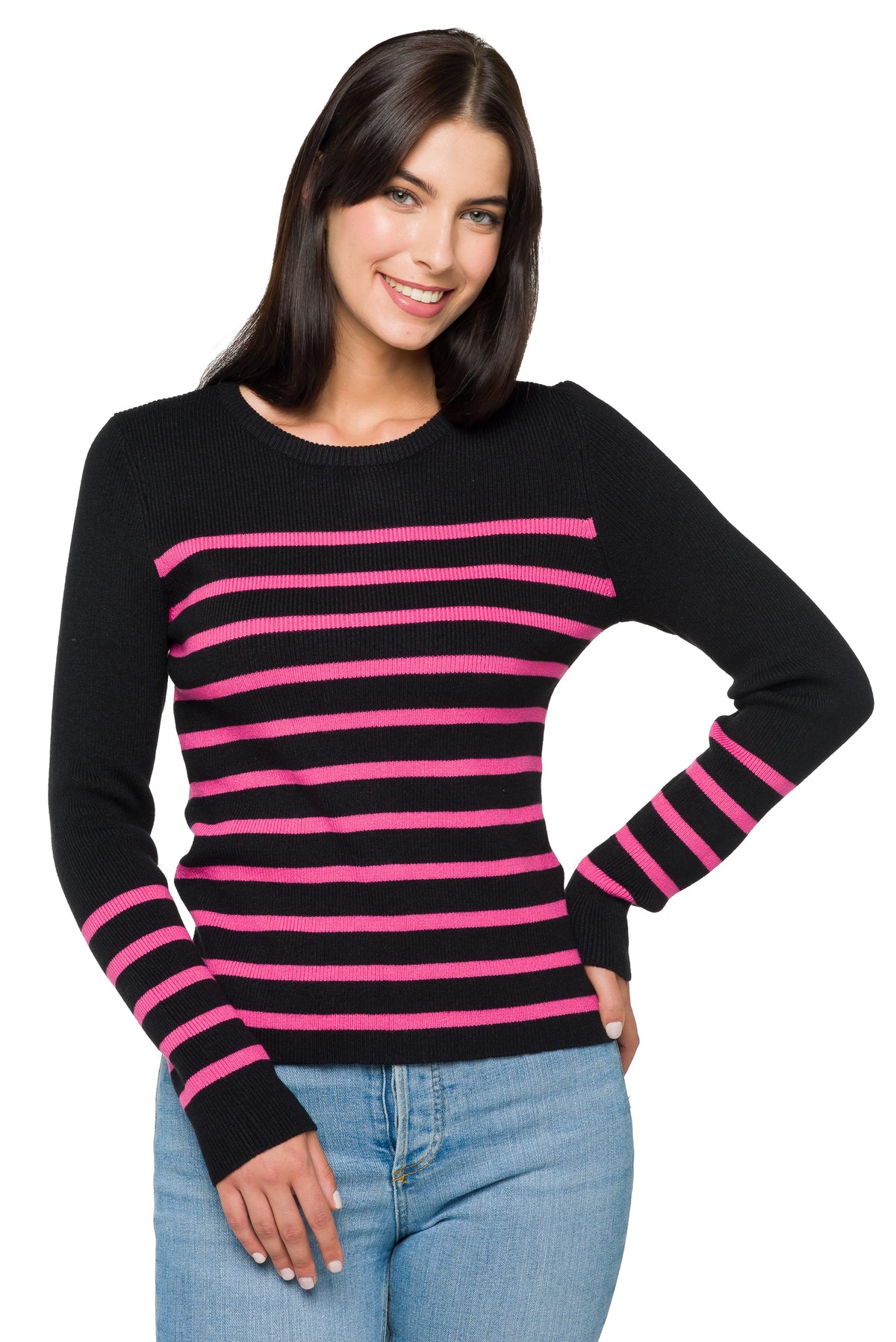 SELENE Black-Fucsia